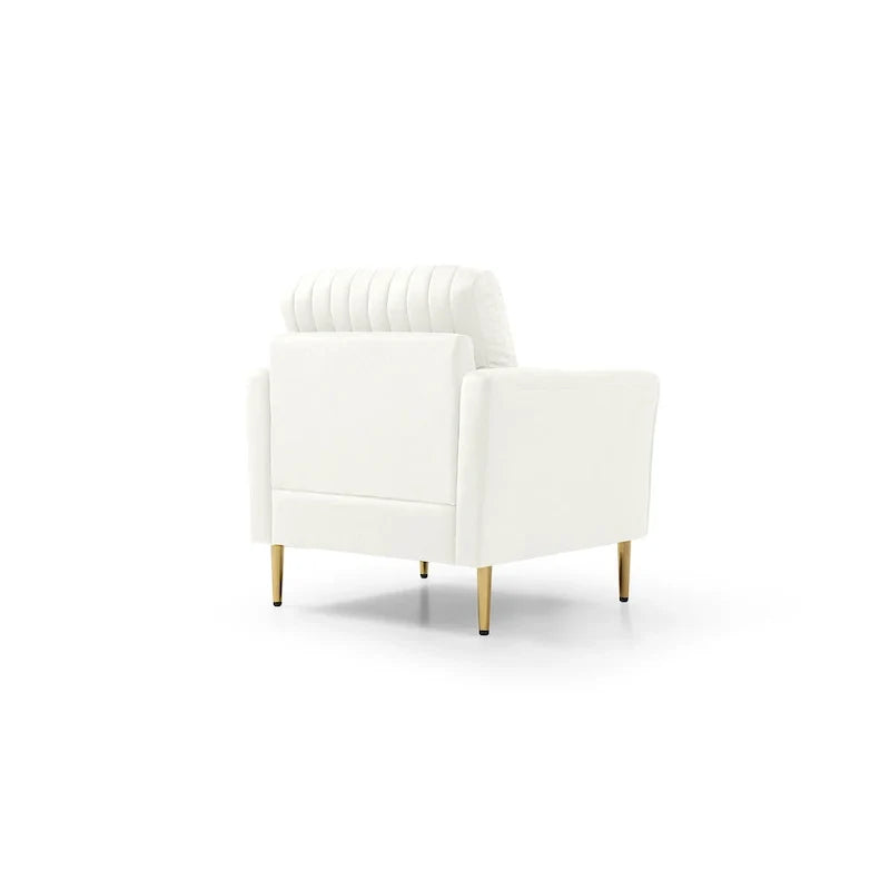 Velvet Accent Chair Living Room Chair Set of 2