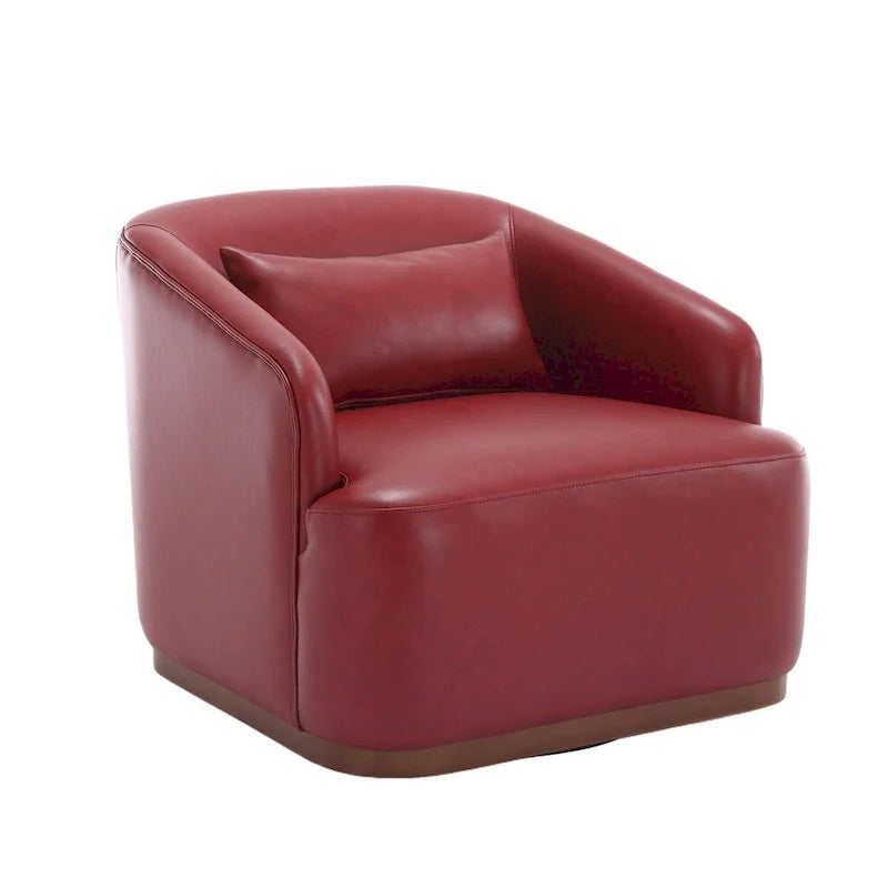 Swivel Barrel Chair,Comfy Round Accent Sofa Chair,360 Degree Swivel Barrel Club Chair,Leisure Arm Chair for Nursery