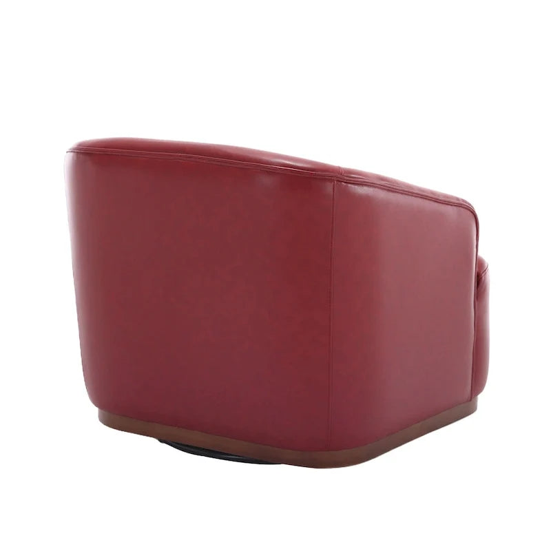Swivel Barrel Chair,Comfy Round Accent Sofa Chair,360 Degree Swivel Barrel Club Chair,Leisure Arm Chair for Nursery