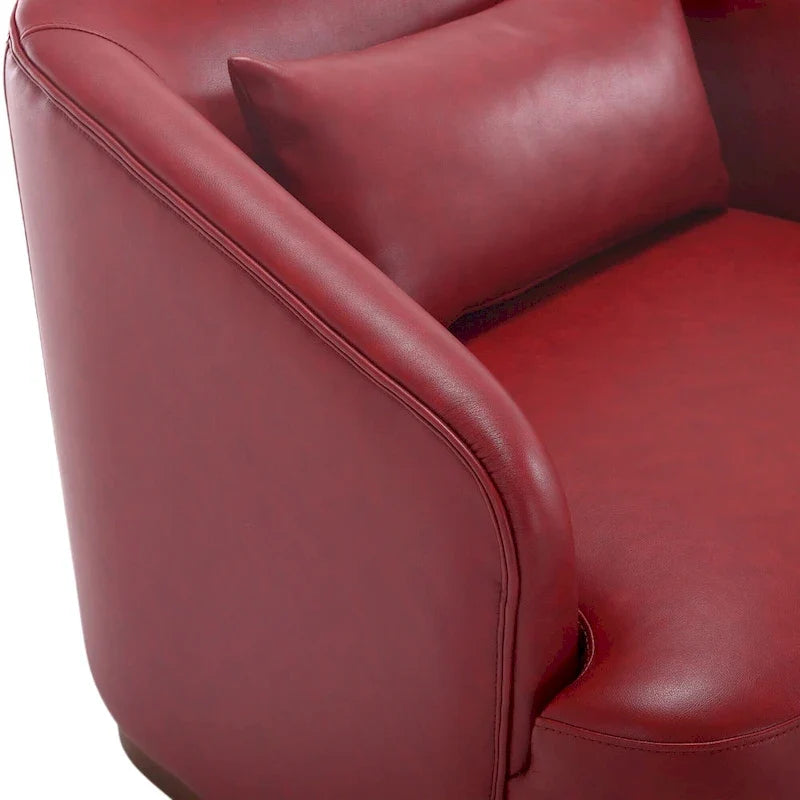 Swivel Barrel Chair,Comfy Round Accent Sofa Chair,360 Degree Swivel Barrel Club Chair,Leisure Arm Chair for Nursery