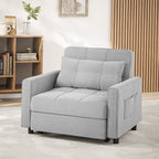 Divano letto trasformabile 3-in-1, Poltrona letto estraibile, Letto pieghevole convertibile per soggiorno