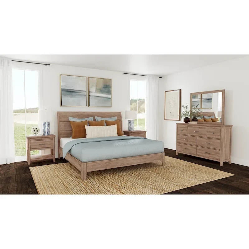 Ensemble de chambre à coucher 5 pièces Simply Solid Kerria