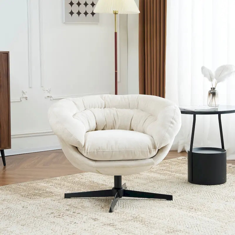 Liamer Swivel Club Chair by Christopher Knight Home