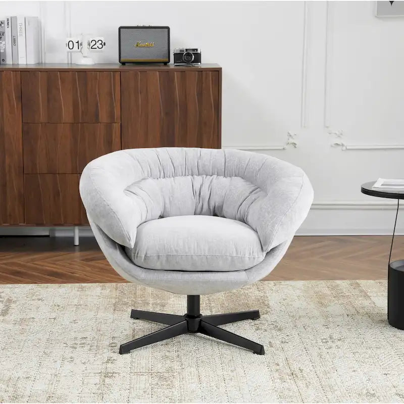 Liamer Swivel Club Chair by Christopher Knight Home