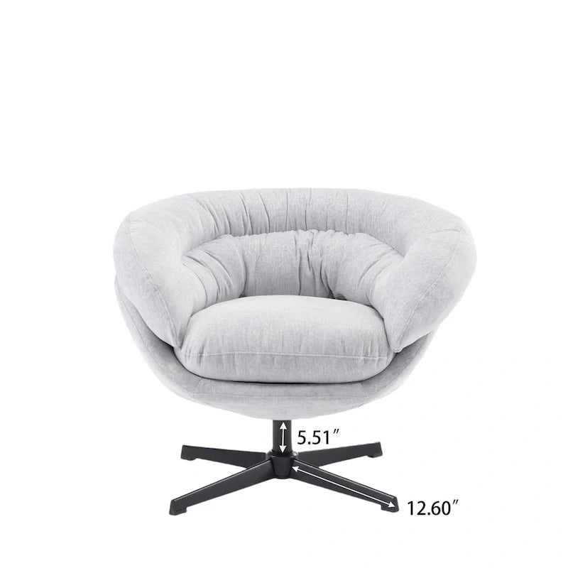 Liamer Swivel Club Chair by Christopher Knight Home