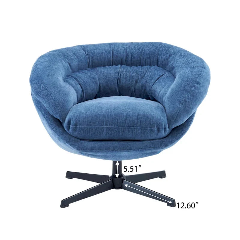 Liamer Swivel Club Chair by Christopher Knight Home