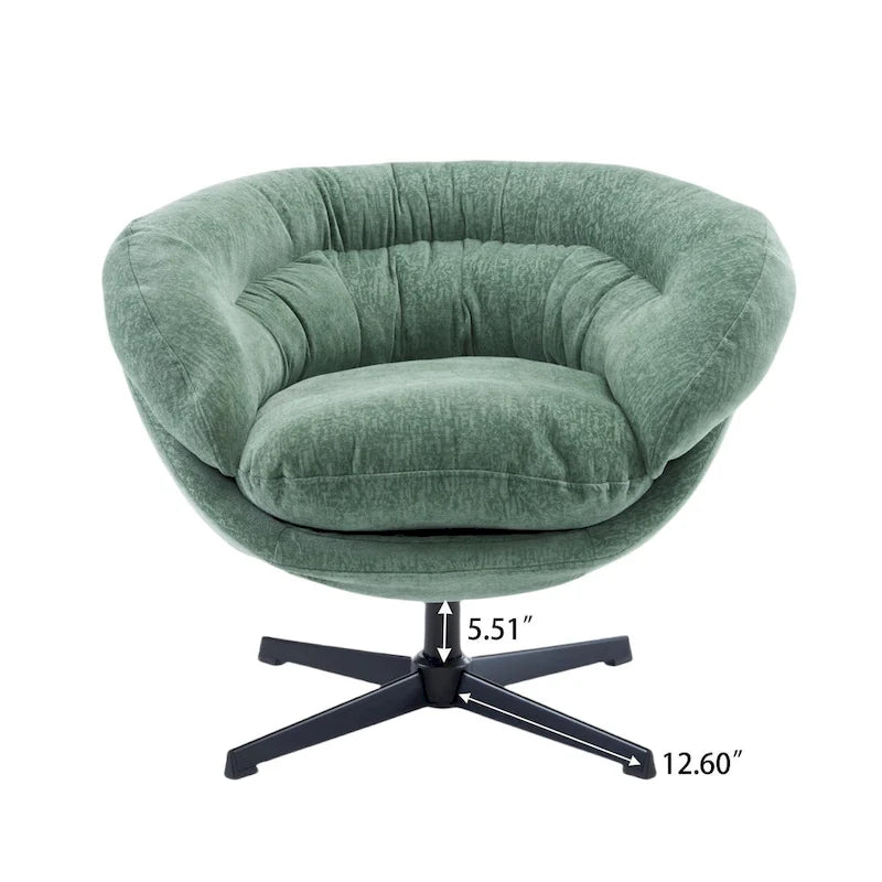 Liamer Swivel Club Chair by Christopher Knight Home