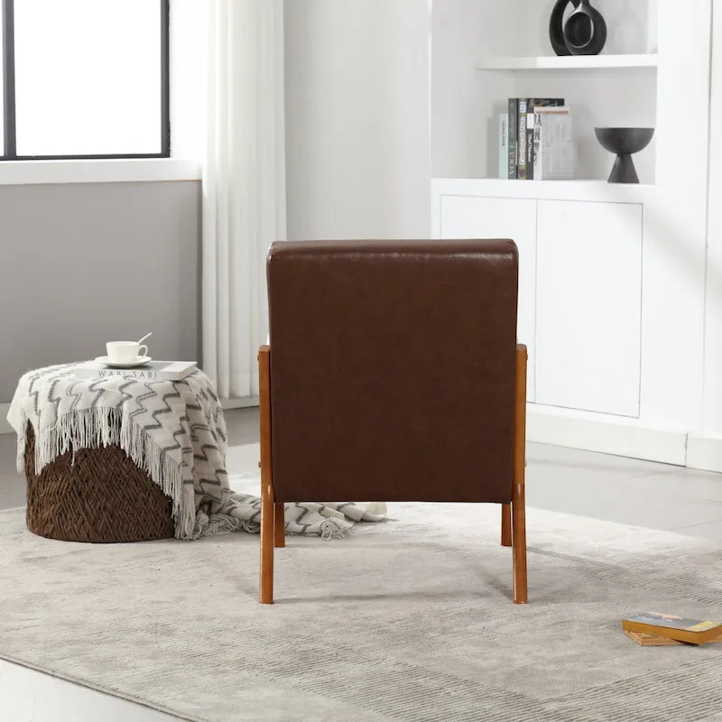 GDFStudio - Olivia Velvet Upholstered Accent Chair with Solid Wood Frame and Comfortable Cushion