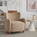 Fauteuil d'appoint à dossier haut en tissu Bacho par Christopher Knight Home