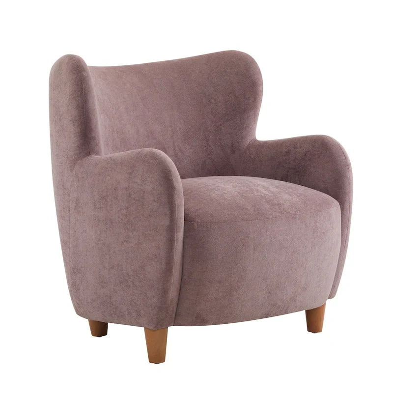 Fauteuil d'appoint à dossier haut en tissu Bacho par Christopher Knight Home