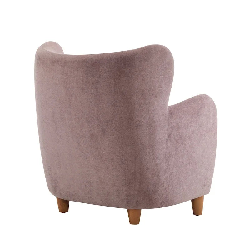 Fauteuil d'appoint à dossier haut en tissu Bacho par Christopher Knight Home