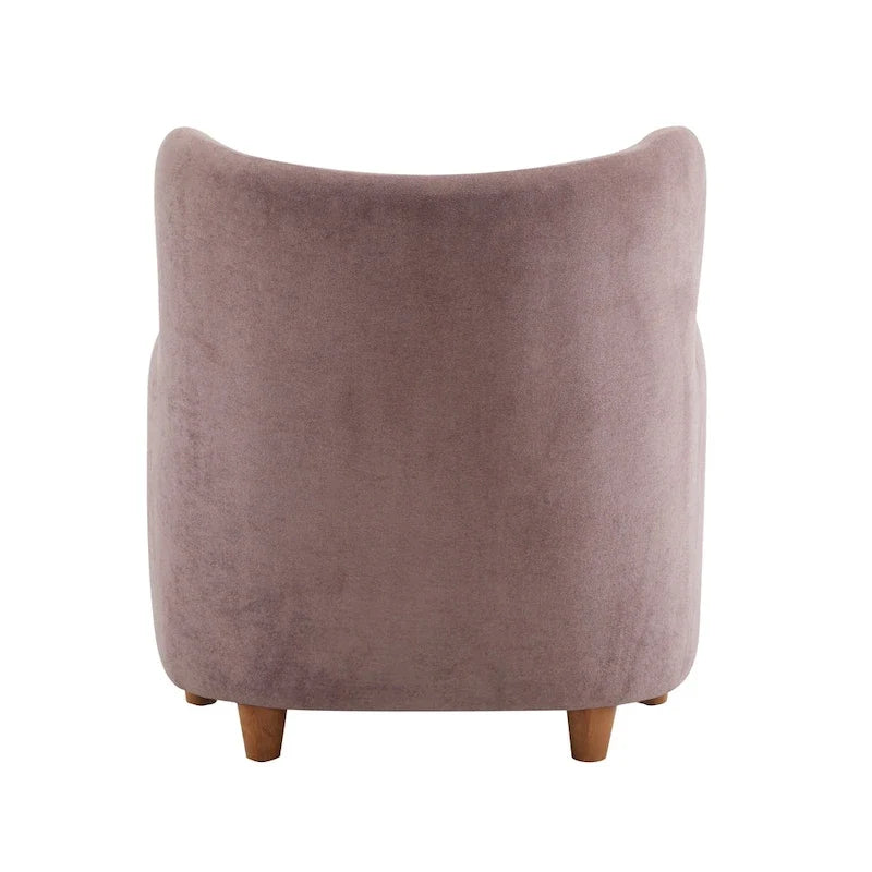 Fauteuil d'appoint à dossier haut en tissu Bacho par Christopher Knight Home