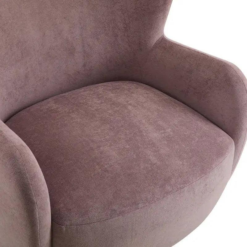Fauteuil d'appoint à dossier haut en tissu Bacho par Christopher Knight Home