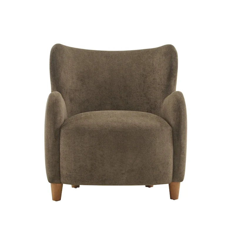 Fauteuil d'appoint à dossier haut en tissu Bacho par Christopher Knight Home