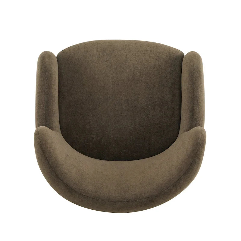 Fauteuil d'appoint à dossier haut en tissu Bacho par Christopher Knight Home