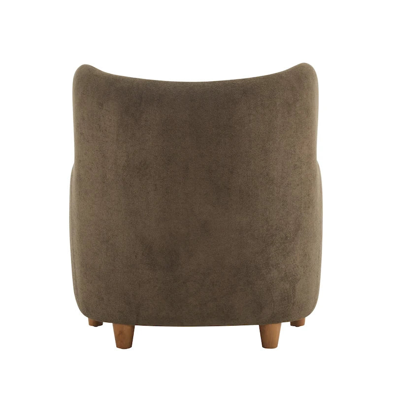 Fauteuil d'appoint à dossier haut en tissu Bacho par Christopher Knight Home