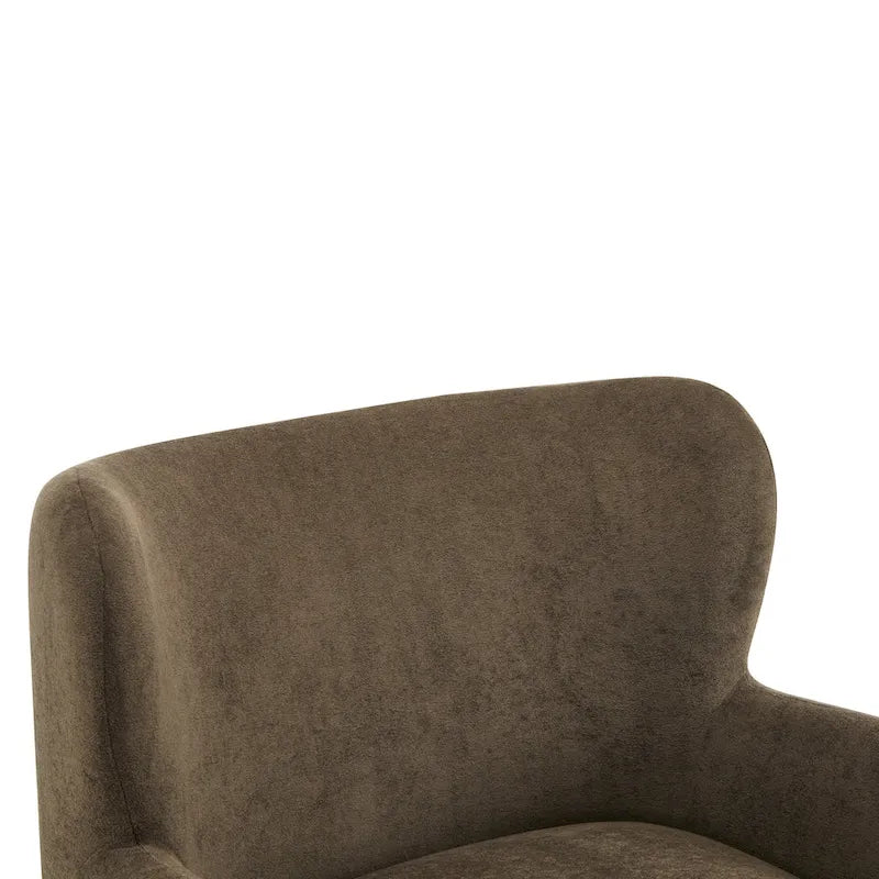Fauteuil d'appoint à dossier haut en tissu Bacho par Christopher Knight Home
