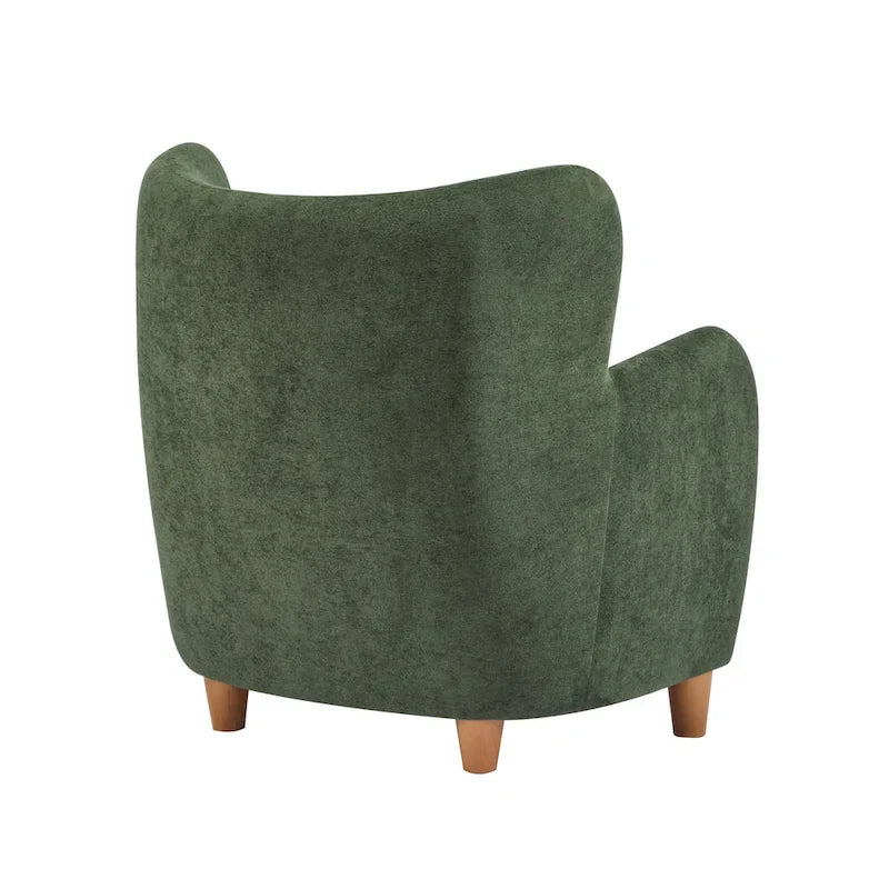 Fauteuil d'appoint à dossier haut en tissu Bacho par Christopher Knight Home