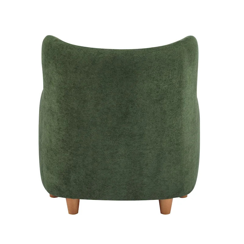 Fauteuil d'appoint à dossier haut en tissu Bacho par Christopher Knight Home