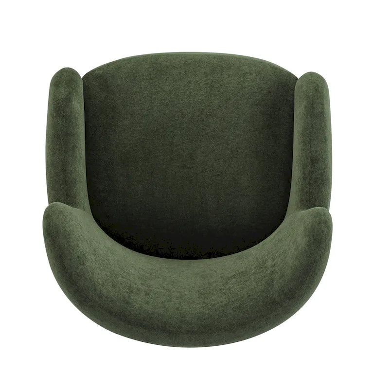 Fauteuil d'appoint à dossier haut en tissu Bacho par Christopher Knight Home