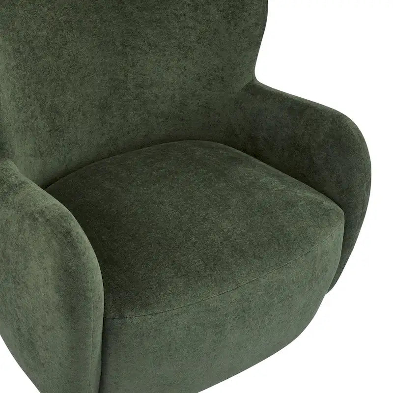 Fauteuil d'appoint à dossier haut en tissu Bacho par Christopher Knight Home