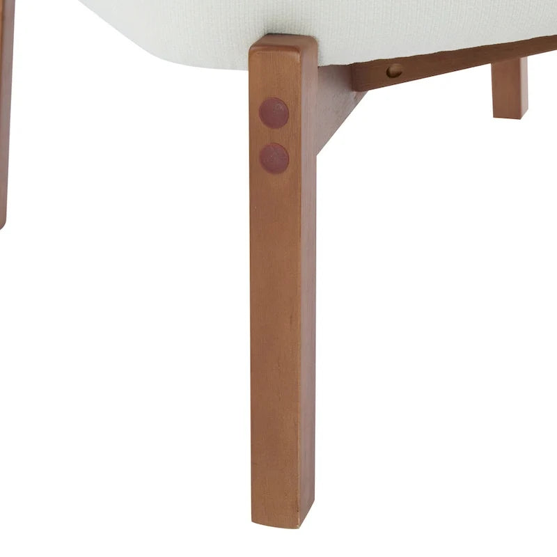 Christopher Knight Home -Alma (Set of 2) Modern Beige Lounge Chair with Woven Backrest, Sturdy Wooden Frame