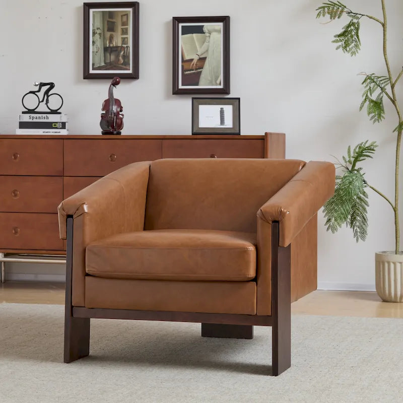 Fauteuil d'appoint moderne du milieu du siècle Nexvo 34 de Christopher Knight Home