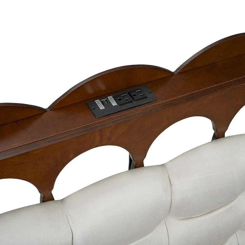 Letto a piattaforma in legno con 2 grandi cassetti e letto estraibile (trundle) Twin-XL
