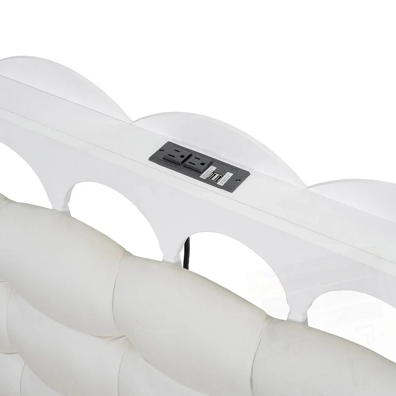 Letto a piattaforma in legno con 2 grandi cassetti e letto estraibile (trundle) Twin-XL