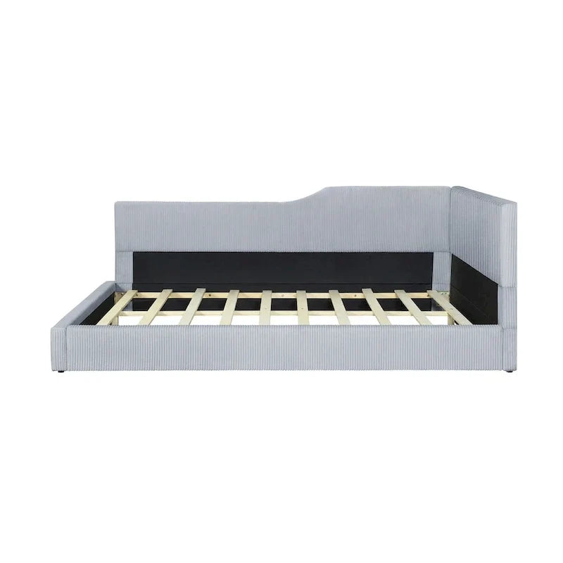 Divano letto a L completo con struttura solida