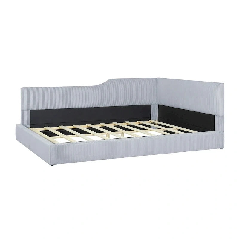Divano letto a L completo con struttura solida