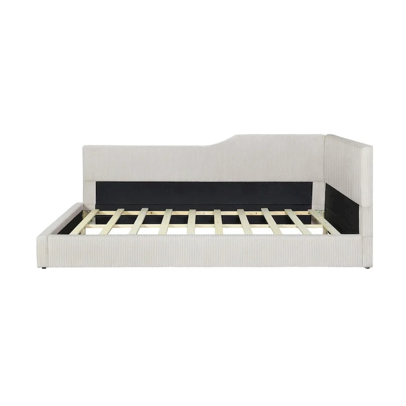 Divano letto a L completo con struttura solida