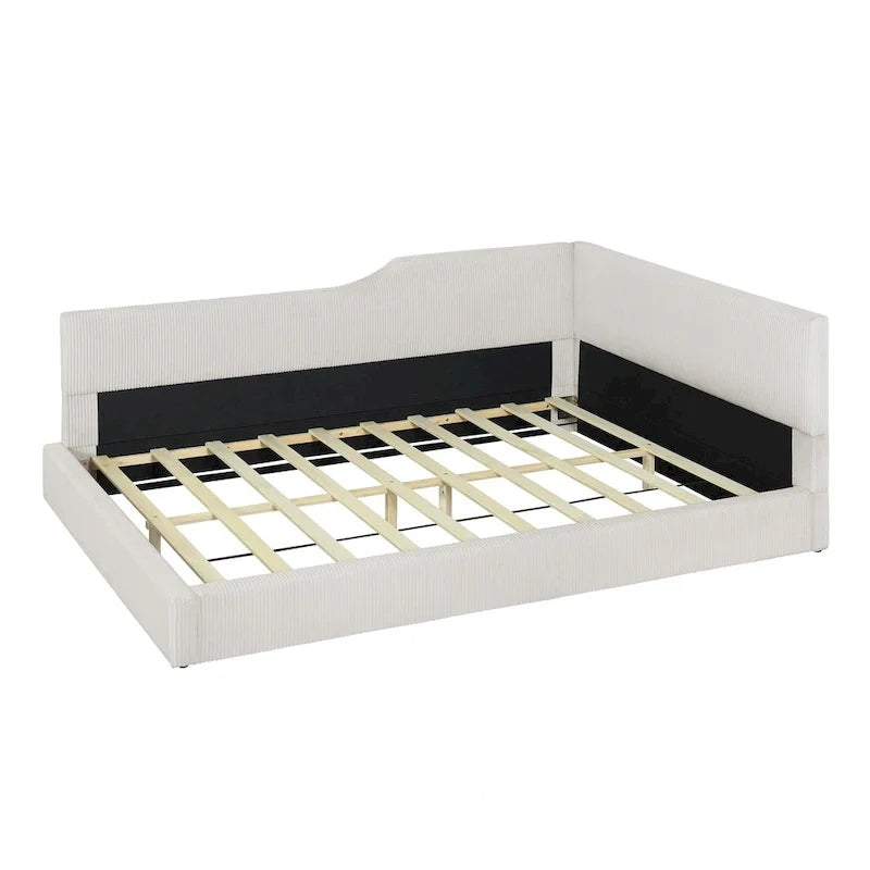 Divano letto a L completo con struttura solida