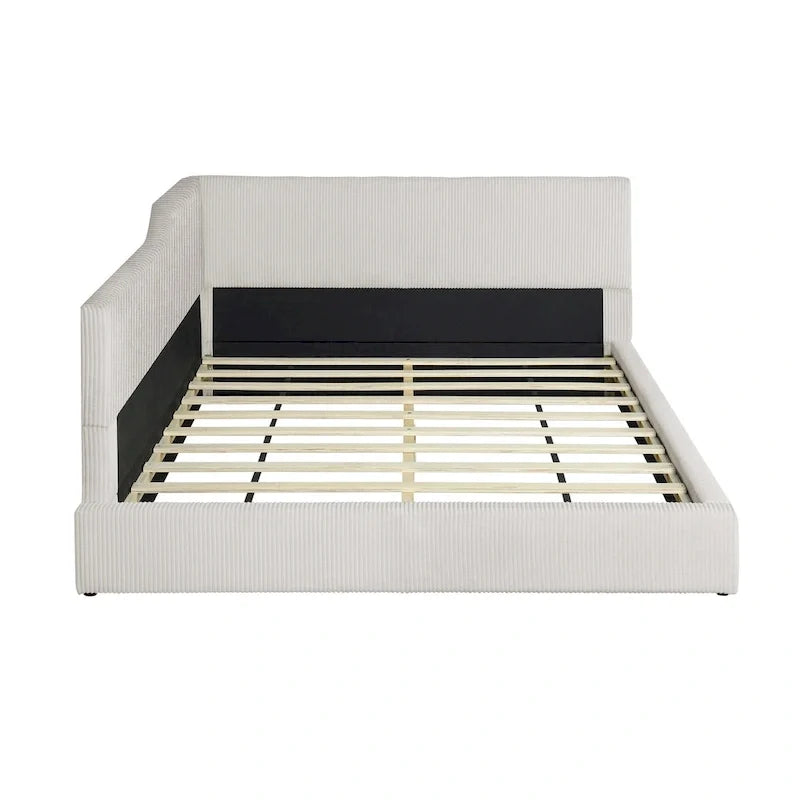 Divano letto a L completo con struttura solida