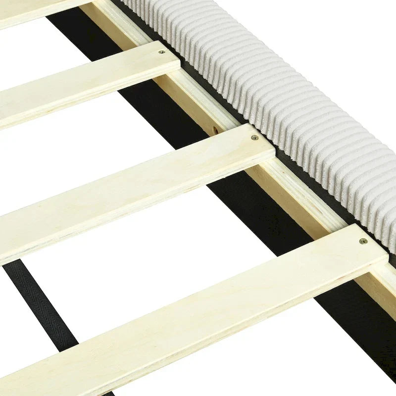 Divano letto a L completo con struttura solida