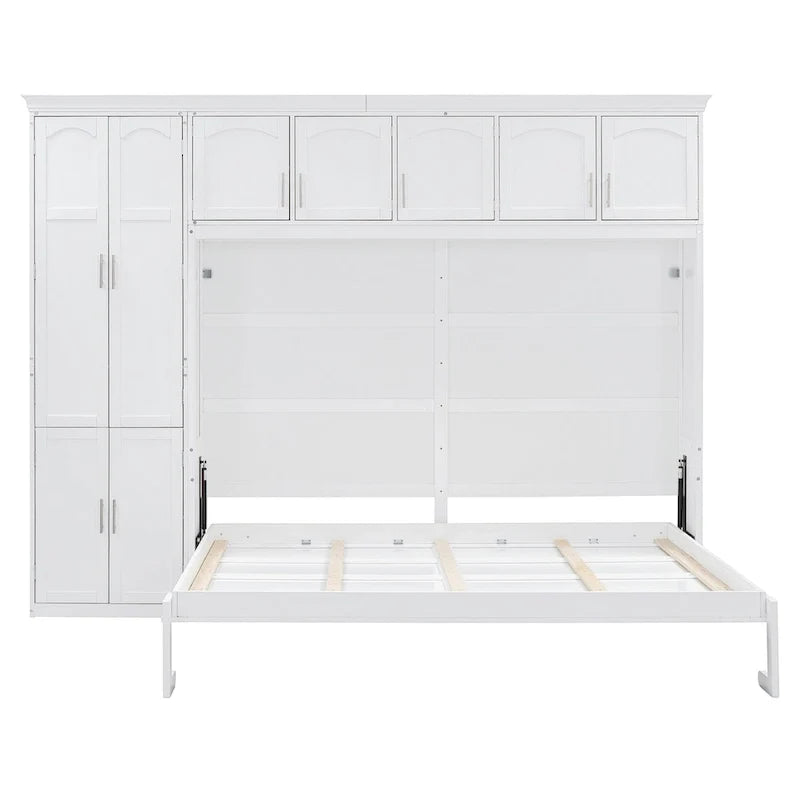 Lit escamotable Queen Smart Murphy avec armoire et rangements, système personnalisable