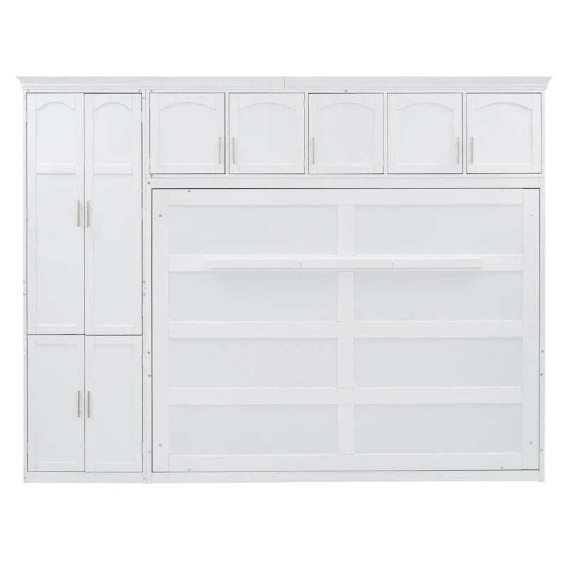 Lit escamotable Queen Smart Murphy avec armoire et rangements, système personnalisable