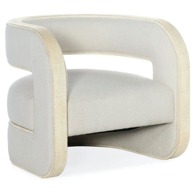 Hooker Furniture Cascade 28 Wide Modern Zen Upholstered Accent Chair