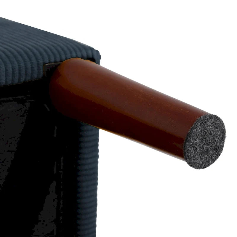Fauteuil d'appoint rembourré à dossier réglable avec pouf de rangement