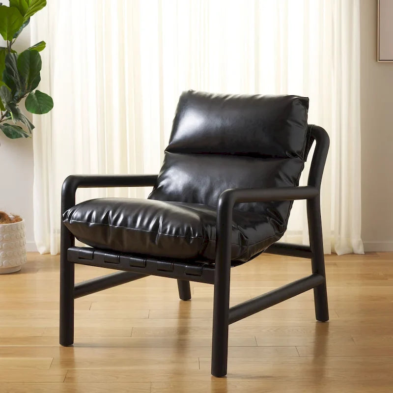 Fauteuil d'appoint Claxon SAFAVIEH Home - 30 larg. x 34 prof. x 32 haut. (po)