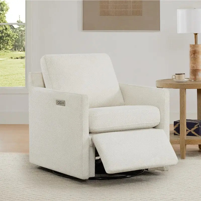 Nora Electric Power Swivel Chair with Footrest Recline