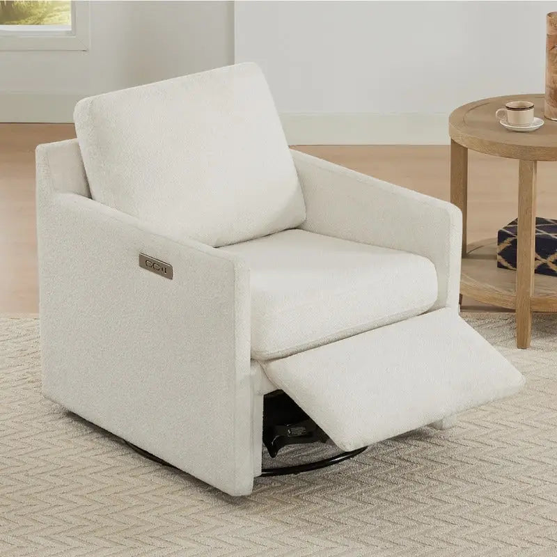 Nora Electric Power Swivel Chair with Footrest Recline