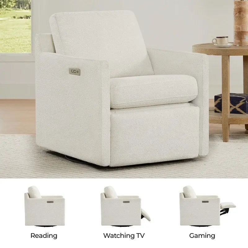 Nora Electric Power Swivel Chair with Footrest Recline