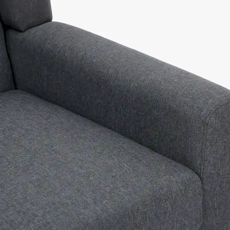 Fauteuil d'appoint rembourré moderne (lot de 2)