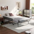 Letto Pieghevole con Materasso in Memory Foam da 13 cm, Letto Singolo Piccolo per Ospiti Extra con Ruote
