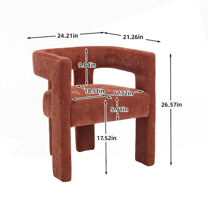 Comfortable Fabric Upholstered Dining Chair Set for Various Spaces