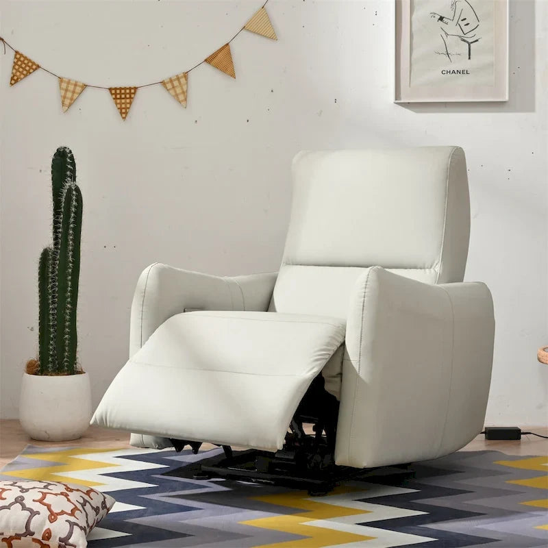 Fauteuil inclinable électrique mural, petit siège de cinéma maison avec soutien lombaire, canapé inclinable simple pour le salon