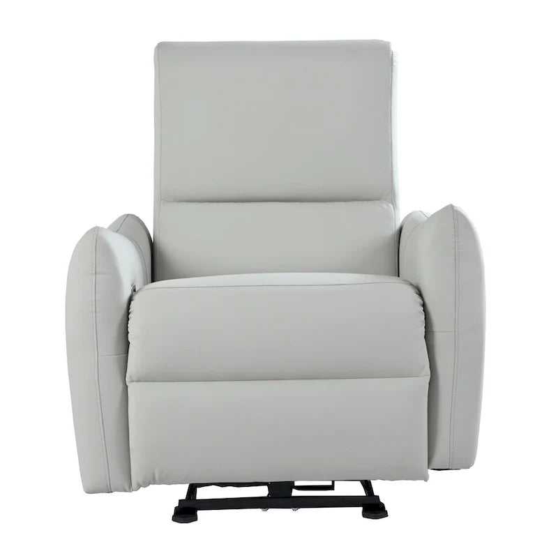 Fauteuil inclinable électrique mural, petit siège de cinéma maison avec soutien lombaire, canapé inclinable simple pour le salon