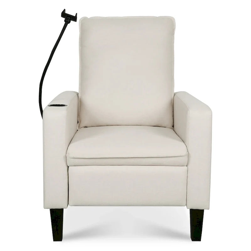 Fauteuils inclinables pour adultes, canapé inclinable réglable avec support de téléphone portable et porte-gobelet