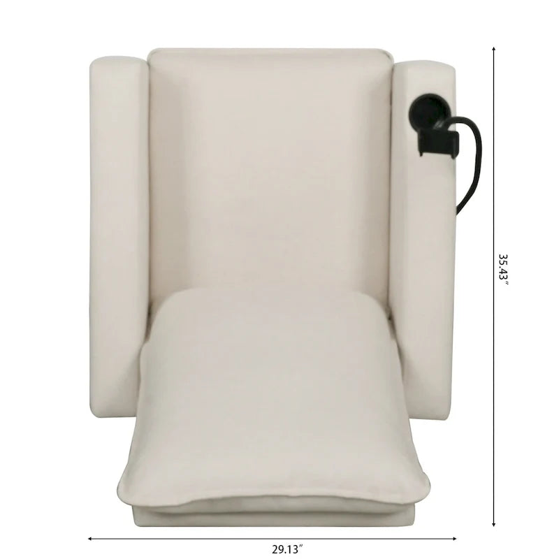 Fauteuils inclinables pour adultes, canapé inclinable réglable avec support de téléphone portable et porte-gobelet